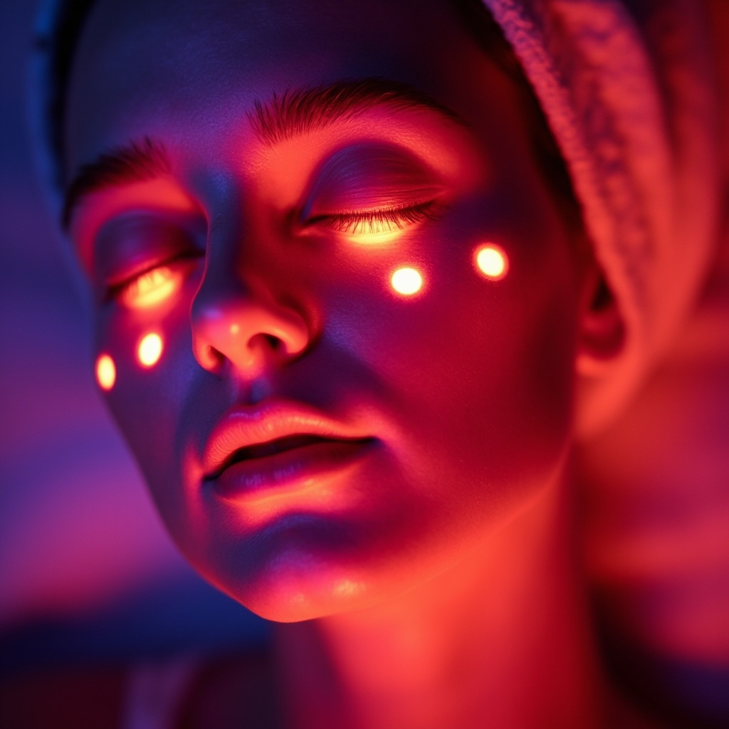 LED technology close-up